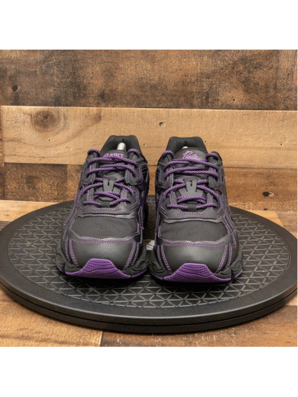 ASICS X NEEDLES GEL NYC BLACK PURPLE 1201B008-001 MENS RUNNING SHOES SIZE 9